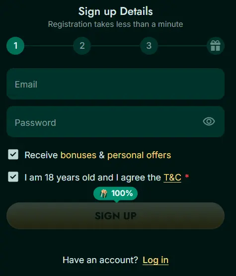 Winlion Sign-Up Form for Canadian Players – Start your casino account